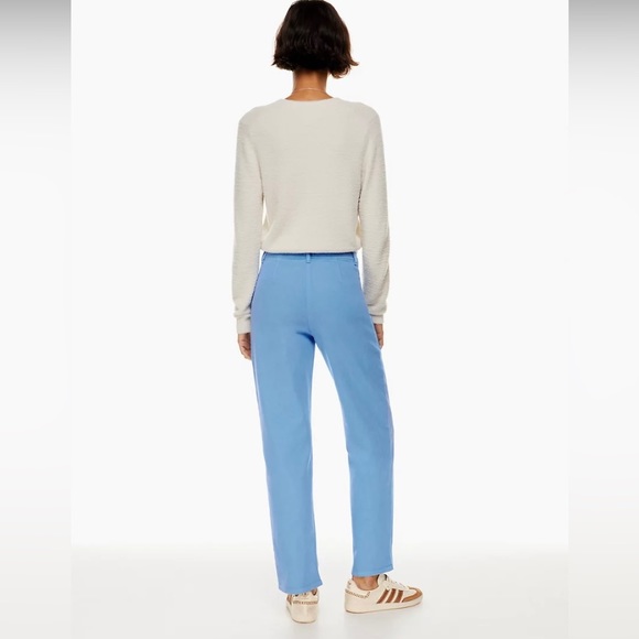Aritzia Wilfred Free Modern Mid-rise Utility Pant/Gd Azurine blue - size 0 - Picture 2 of 9